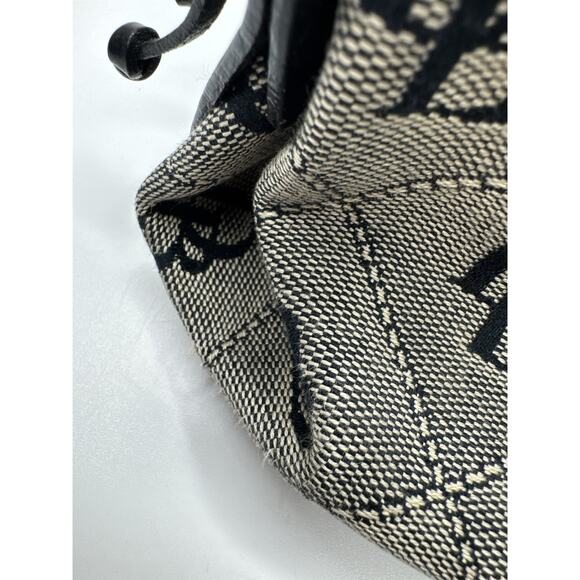 Vintage Dooney & Bourke Womens Signature Print Canvas Double Handles Tote Bag - Picture 3 of 7